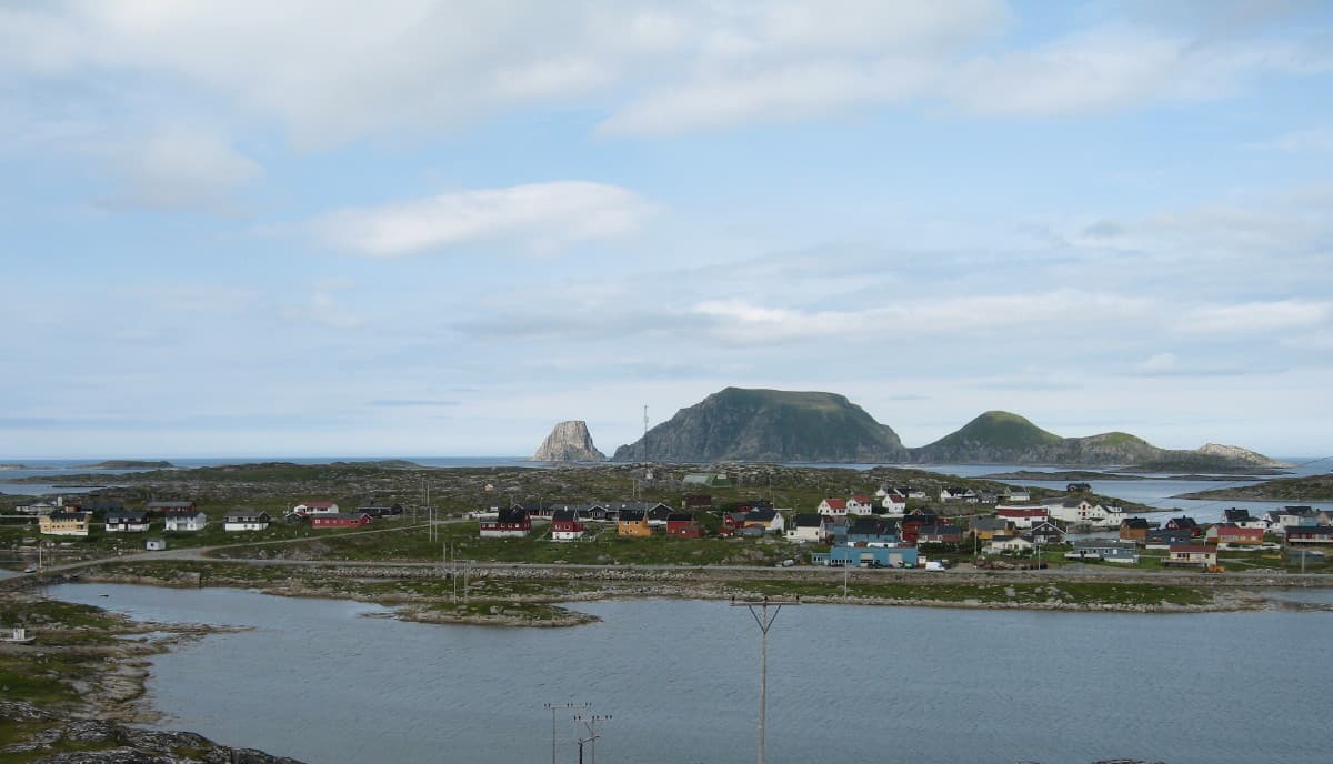 The fishing village of Gjesvær on Magerøya near the North Cape, Finnmark