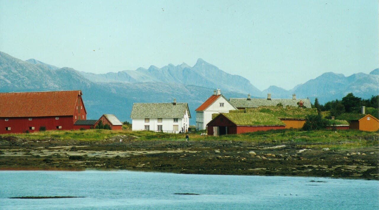 The historic Kjerringøy trading post north of Bodø, Nordland